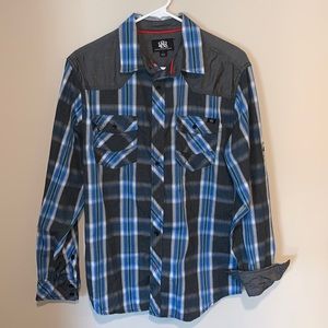 Men’s Rock & Republic Plaid Shirt